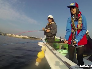 Japanese Sailor Sena Sakura Gives A Blwojob And Gets Fucked On A Fishing Boat
