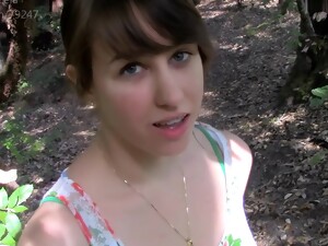 Deep Forest Blowjob With Daddy Princess Leia