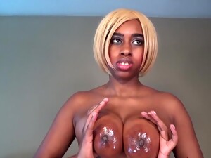 Big Milf Tits Casting Big Oiled Boobs Gigatic Ebony Titties Auditon