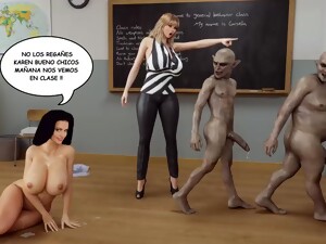 Denise And Students - Cartoon Fantasy Porn
