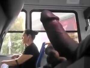 Public Masturbation On A Bus Turns Him On