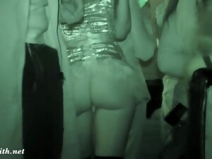 Upskirt Flashing In A Club With Jeny Smith. Hidden Camera