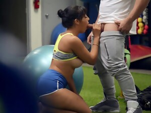 Big Ass, Big Tits, Doggystyle, Gym, Latina Sex