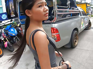 Real Amateur Thai Teen Cutie Fucked After Lunch By Temp BF