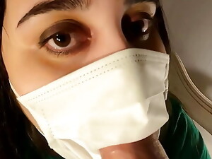 Arabischer Sex, Brünette, Fremdgehen, Krankenschwester, Glied