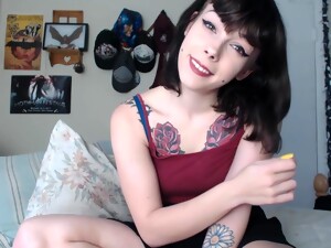 Naughty Brunette Babe - Amazing Webcam Show
