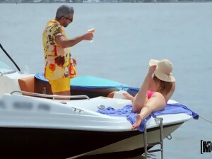 Hardcore Sex On A Motorboat With Slutty Girlfriend Kenzie Madison