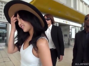 Asian Woman Picked Up And Fucked Like A Whore