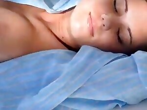 Seductive Lady Is Quite Aroused All Day And Enjoys Masturbating With A Dildo While Alone At Home