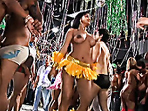 Brazil Carneval Groupsex Dance Party