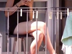 I Love Spying On My Neighbor And She's Got Legs For Days