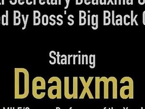 Mom I Like To Hot Sex With Fuck Secretary Deauxma Gets Banged By Boss's Big Black Nice Penis!