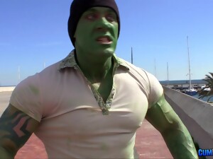 The Hulk Takes Home A Horny Girl And Fucks Her Furiously