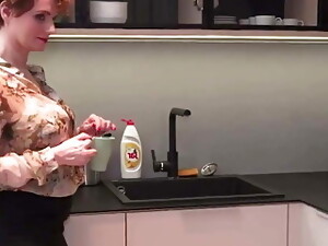 Busty Mature Mom Makes Bad Coffee But Good Sex