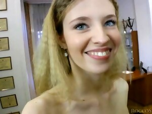 Sizzling Blond Babe Leaves No Chance To That Mature Woman
