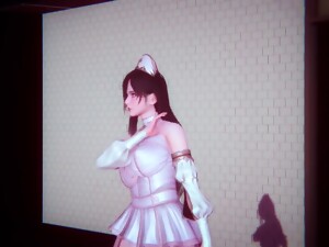 Anime, Krankenschwester, Eigenperspektive, 3D