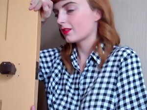 British Redhead Lola Gatsby Wanks And Sucks Me Off Before I Cum In Her Mouth