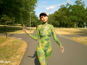 Jeny Smith In Pilation. Naked In Public With Flashing And Body Art Scenes