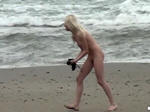 Naked On The Beach POV Teen Sex