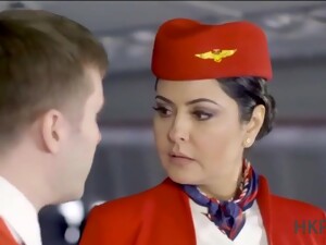 Beautuful Midle East Flight Attendent Sex Clip