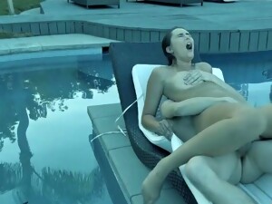 Anastasia Black Enjoys While Getting Fucked By The Pool - HD