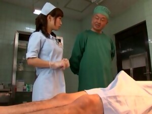 Japanese Nurse With Natural Boobs Being Fucked - Minami Kojima
