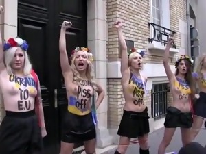 Naked Pissing Stunt Is Sexy Form Of Political Protest