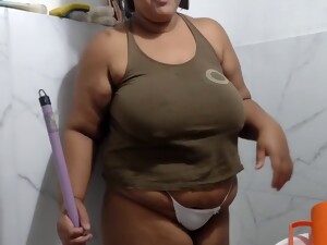 Belle donne grasse, Tette grosse, Masturbazione, Giovani