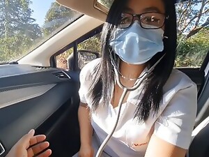 Pinay Nurse Girl Fucked In Public Road Inside The Car, Pinick Up Si Nurse Libreng Kantot Para Sa Libreng Sakay