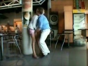 Husband Fingers His Lovely Wife In Public