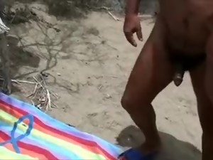 Mature Nudist Couple Filmed Fucking At The Beach