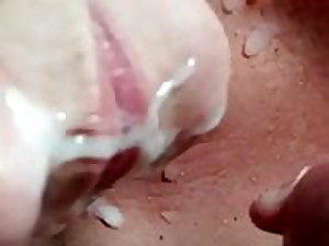 Slowmotion Cum On Real Wife Face