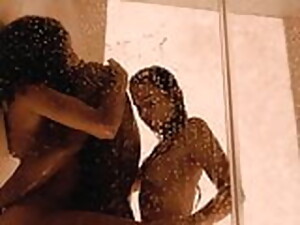 Celebrity Interracial 3some In The Shower - Superfly (2018)