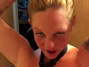 New Whore Sucks In Toilet Again On Leash Slapped Face, Unwanted Nut In Hair